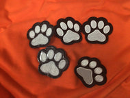 Patch paw print iron on
